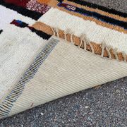 Tapis berbère artisanal laine naturelle 3x2 m