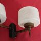 Lot of two 1950s sconces