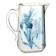 Antique Art Nouveau iris flower earthenware pitcher by Villeroy & Boch Wallerfangen