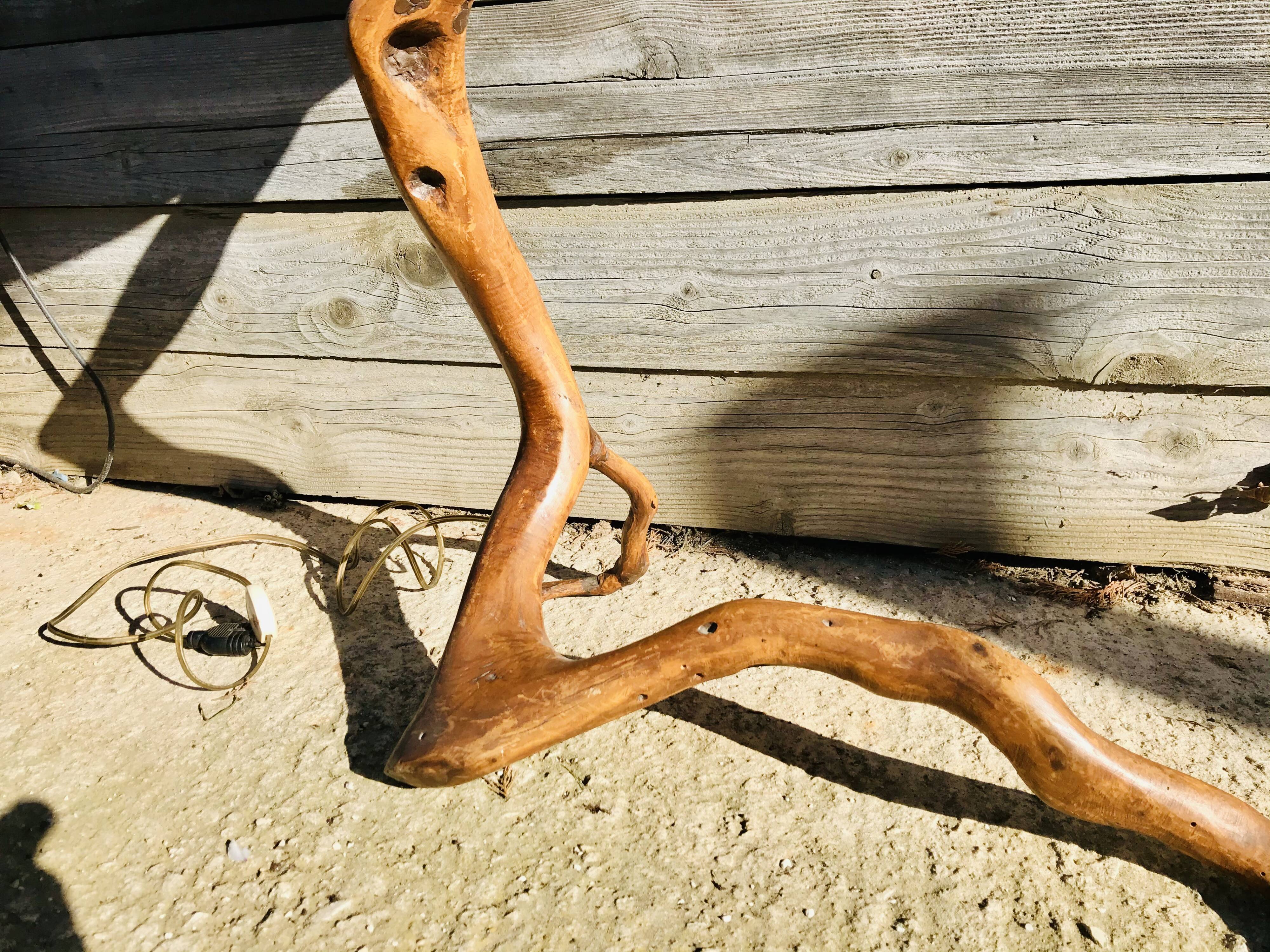 Mid-Century brutalist lamp