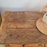 Table basse ancienne esprit table de ferme