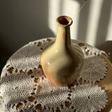 Vase soliflore artisanal en grès moucheté