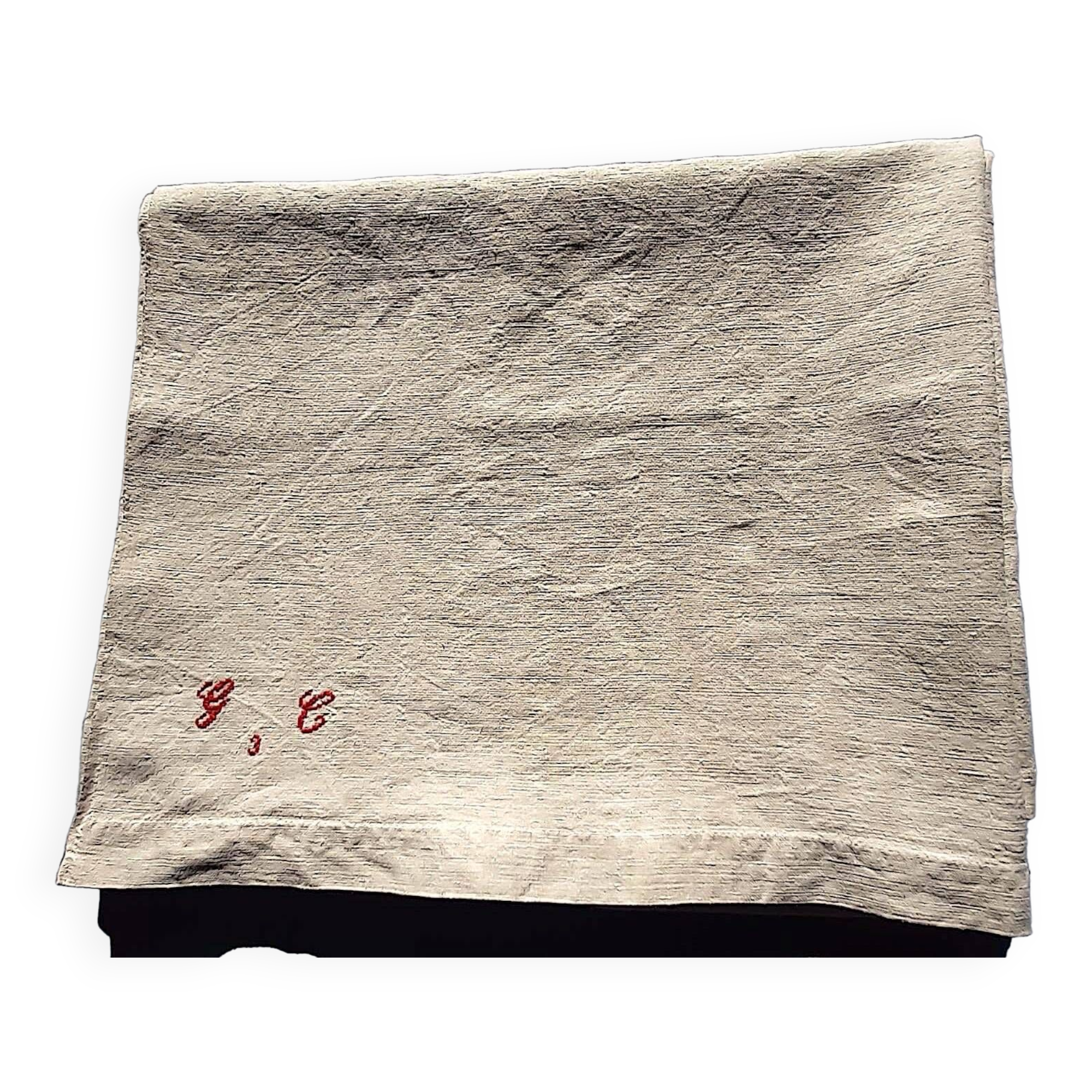 Nappe de campagne en lin bis 2m05 x 1m70