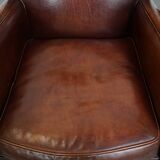 Set of 2 Sheepskin Leather Armchairs