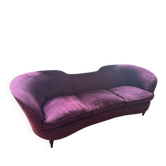 50's Italian violet Victorian-style canapé