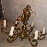 Bronze chandelier regency luminaires Petitot