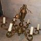 Bronze chandelier regency luminaires Petitot