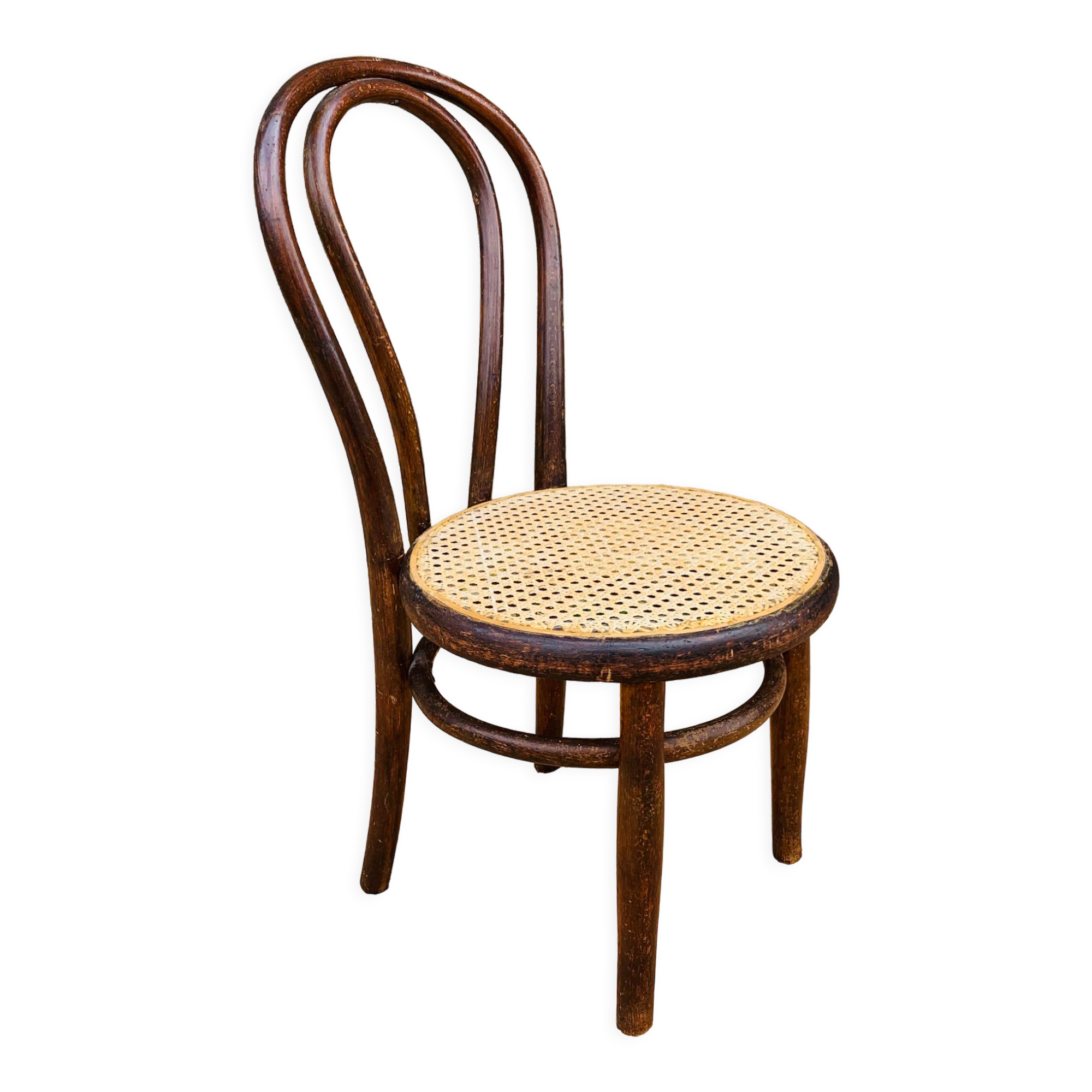 Chaise de bistrot cannée