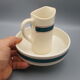 Old bathroom kit miniature ceramic toy k and g lunéville