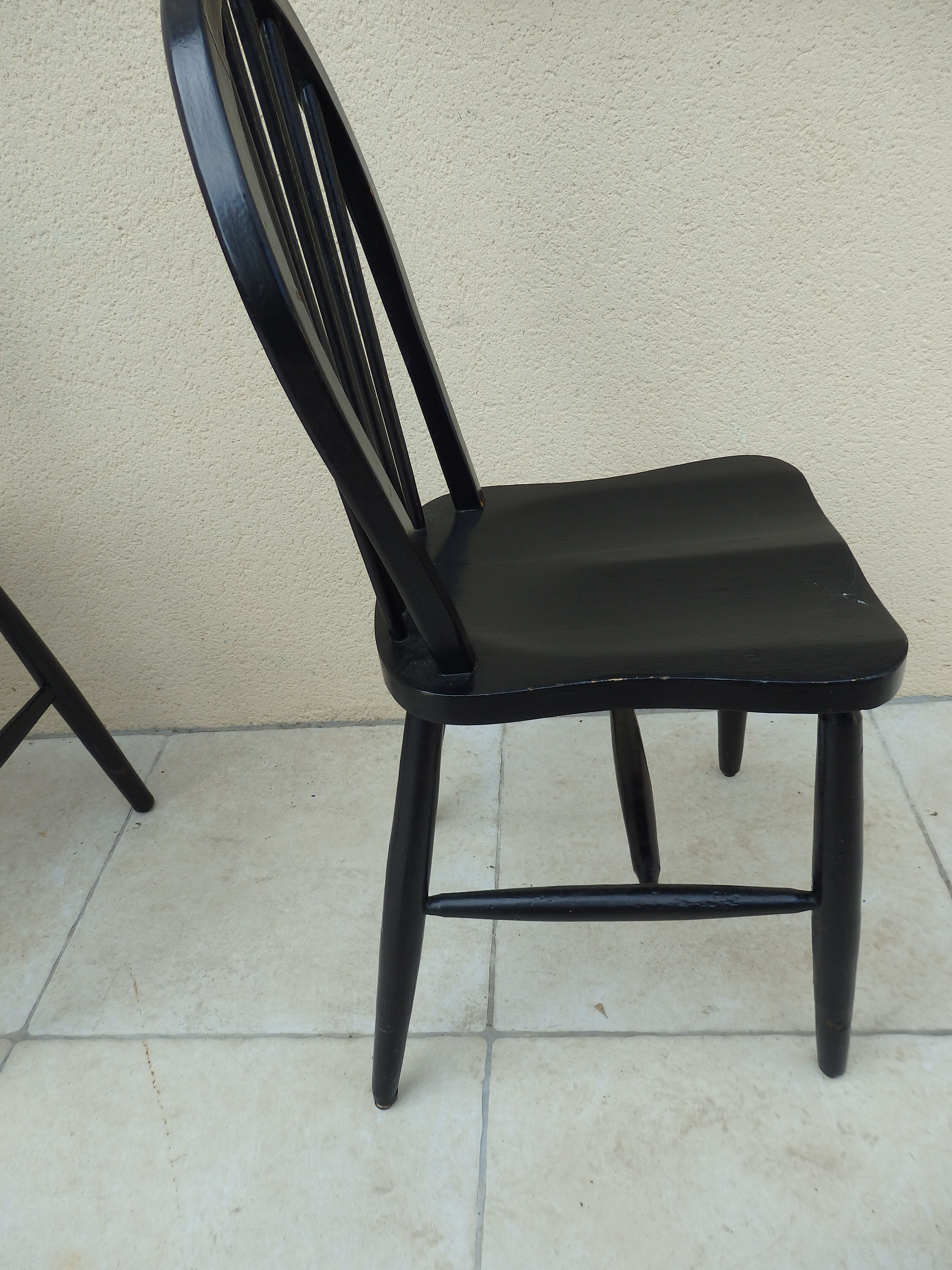 Windsor Chair for Black Vintage Ercol