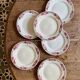 Set of 6 antique flat plates - Saint Amand Céranord