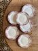 Set of 6 antique flat plates - Saint Amand Céranord