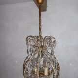 Balloon chandelier with tassels