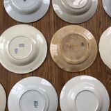 Lot 14 mismatched plates Iron Land