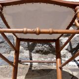 Pair of flying chairs with upholstered seat