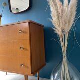 Vintage dresser with tapered feet