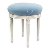 “Louis xvi” style upholstered stool