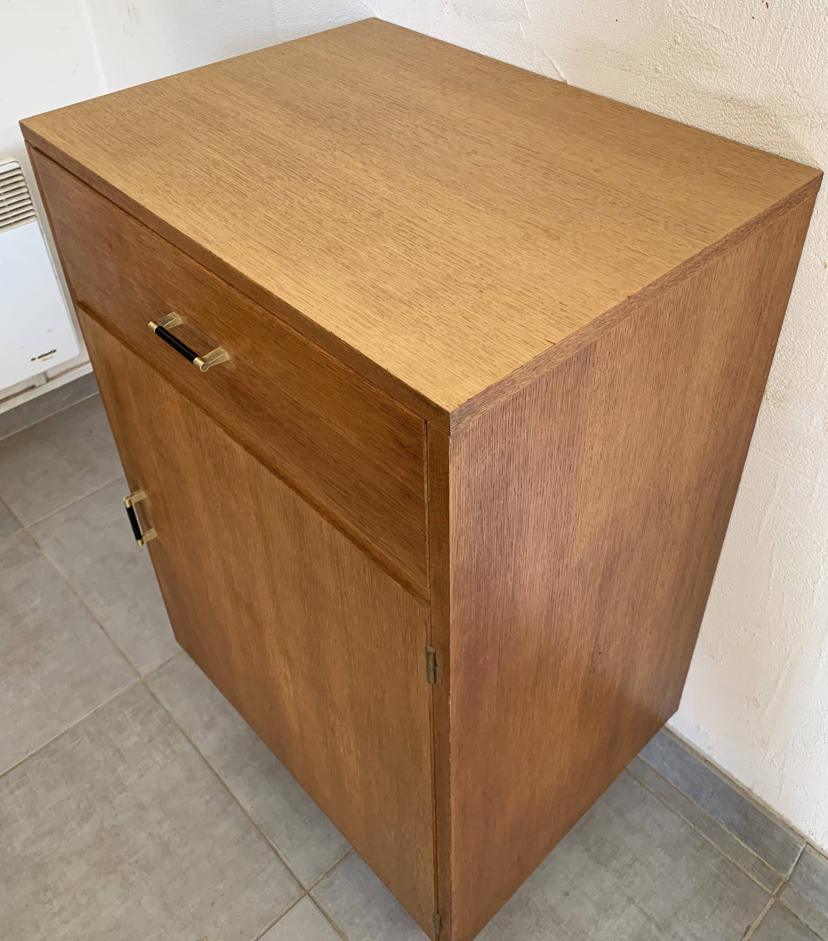 Vintage oak jam maker from the 50s