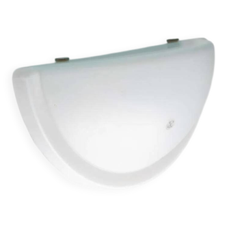 Space Age glass wall lamp by Peil & Putzler, minimalist.