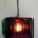 Mid Century Modern Erik Hoglund Ceiling Lamp Glass Kosta Boda 1970s