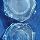 Crystal salt and pepper shakers stamped Baccarat France