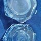 Crystal salt and pepper shakers stamped Baccarat France