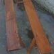 Paire de bancs de ferme 183 cm