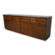 Armoire d'apothicaire/boulangerie industrielle hollandaise en chêne, vers les années 1950