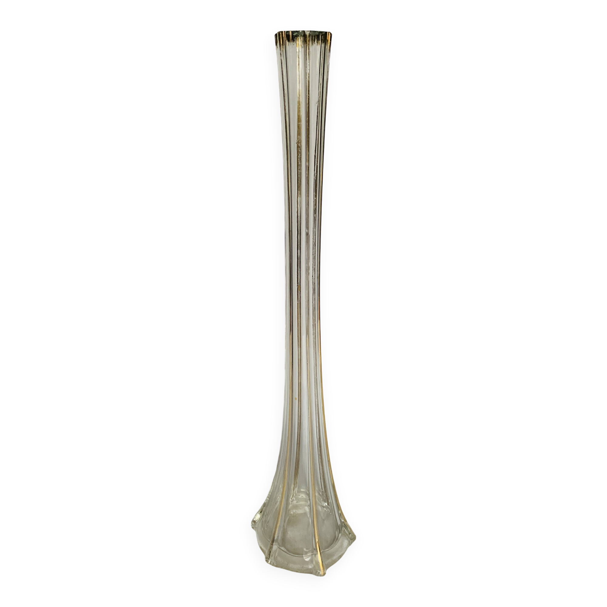 Glass soliflore vase
