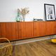 Scandinavian sideboard Fristho teak and metal
