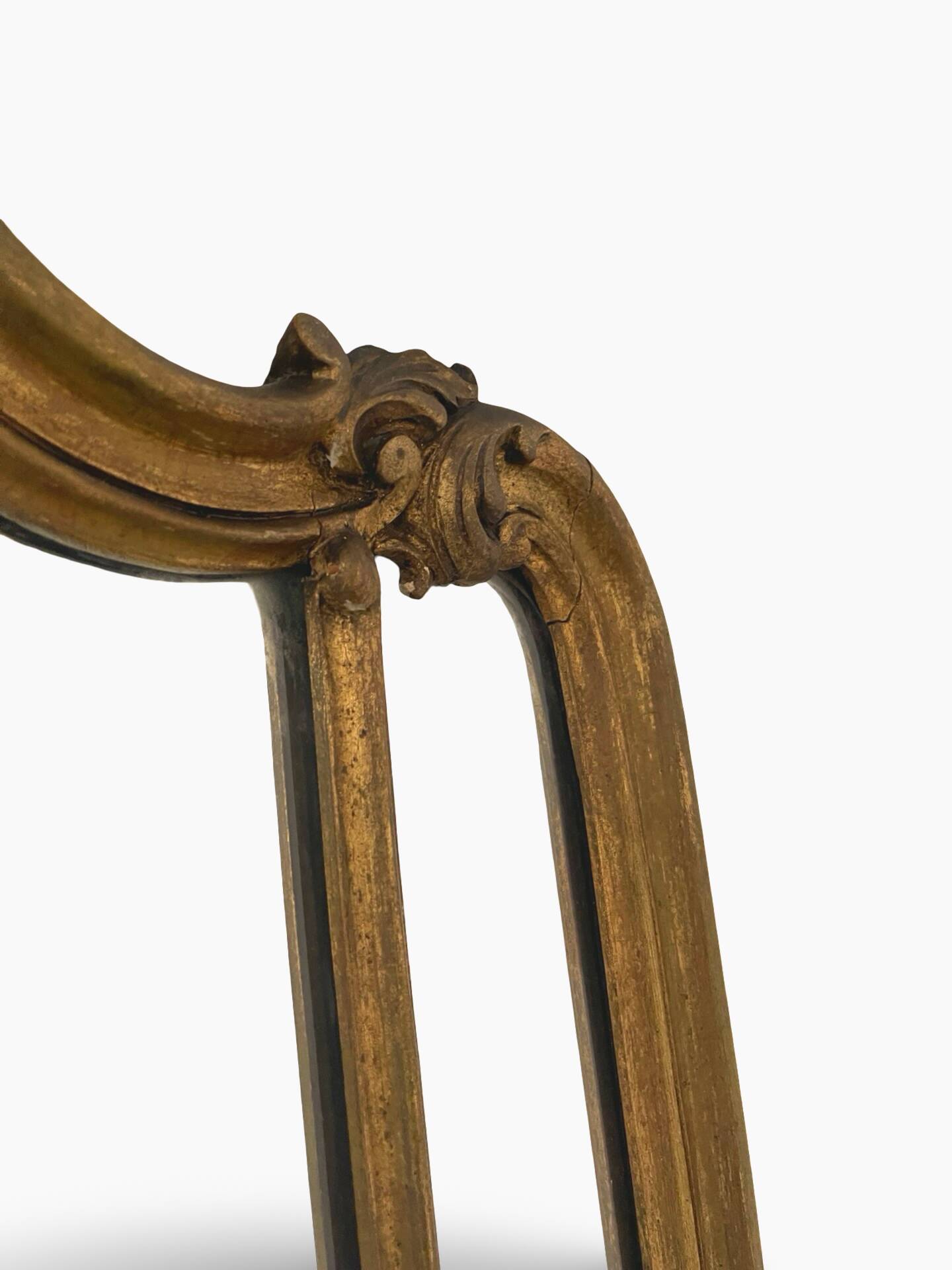 Antique Italian wall mirror, 19th century.