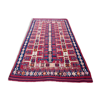 Antique carpet turkish anatolian handmade 153cm x 257cm1920s