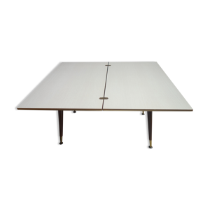 Table à manger en formica blanc