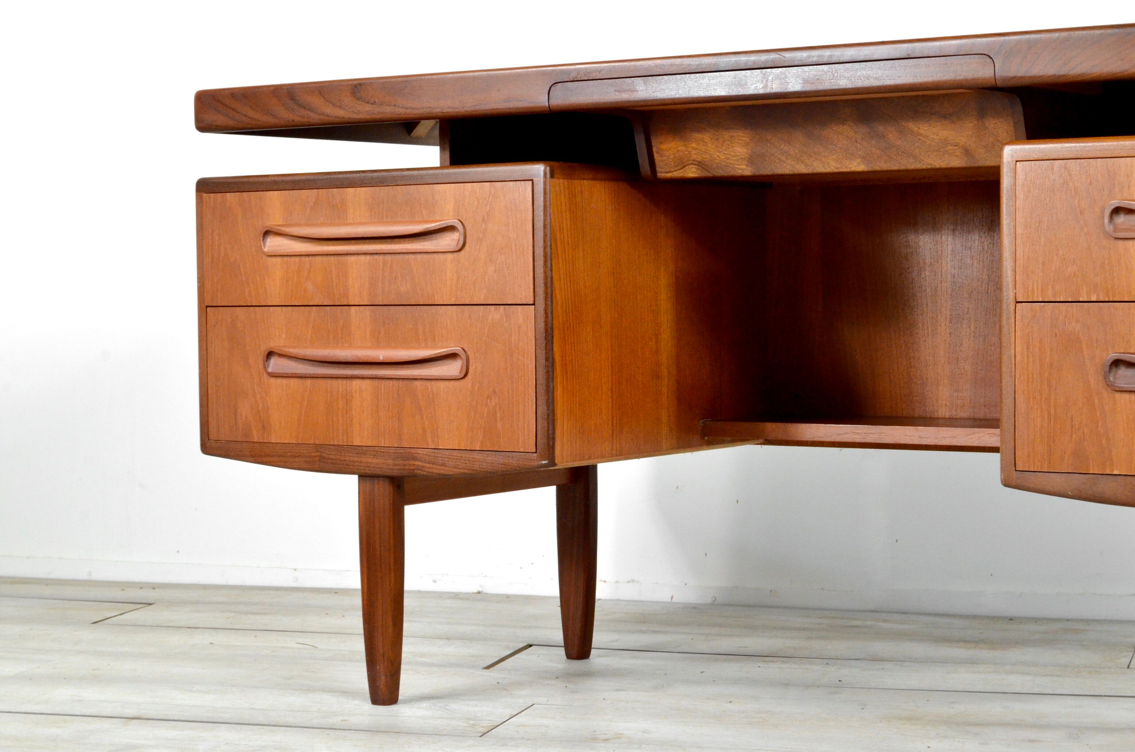 Danish style mid-century teak desk Kofod Larsen for G-Plan