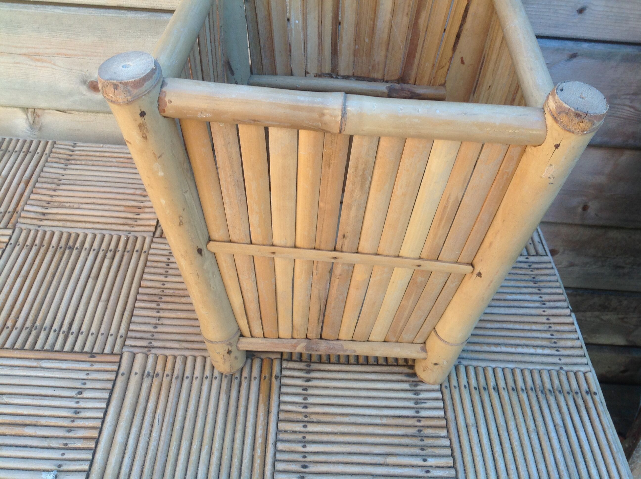 Cache pot en bambou