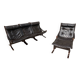 Sofa made of 3 Siesta armchairs