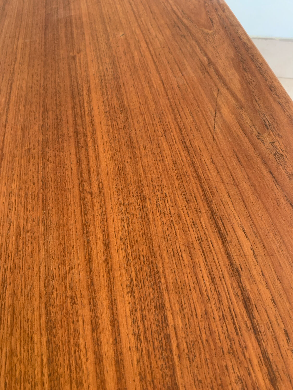 Scandinavian coffee table in teak