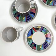 Tea service Scenario Metropol by Barbara Brenner for Rosenthal, 1990