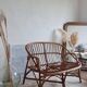 Rattan bench, 1970s