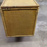 Enfilade en rotin design vintage