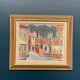 Huile sur toile originale suédoise – « årstadal, Stockholm » – Datée de 1944 – Vintage et encadrée
