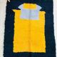 Azilal colorful natural wool handmade rug 300cmx200cm