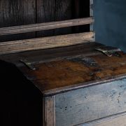 Primitive Folk Art Shelving Cupboard, France, 19th Century