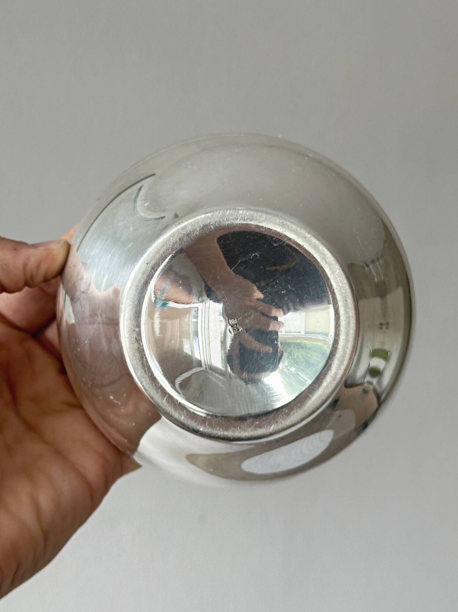 Small vintage silver-plated bowl