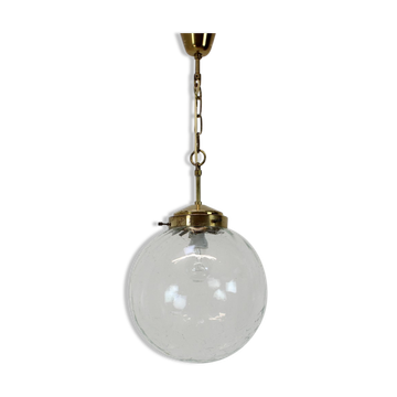 Suspension en verre Kamenicky Senov, années 1970