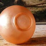 Art Deco enamelled blown glass vase