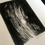 Painting on paper monotype