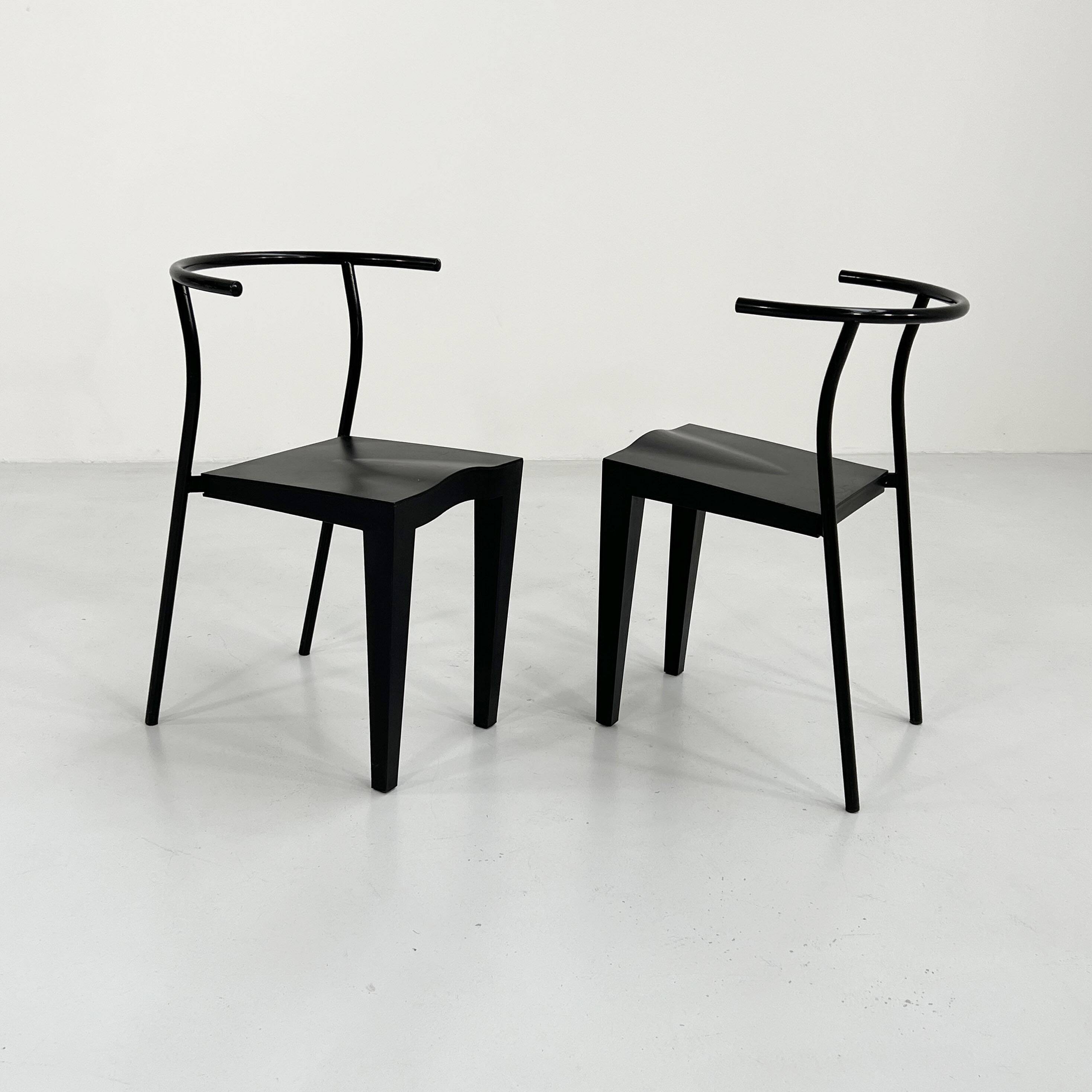 Set of 4 Dr. Glob chairs by Philippe Starck for Kartell 1980