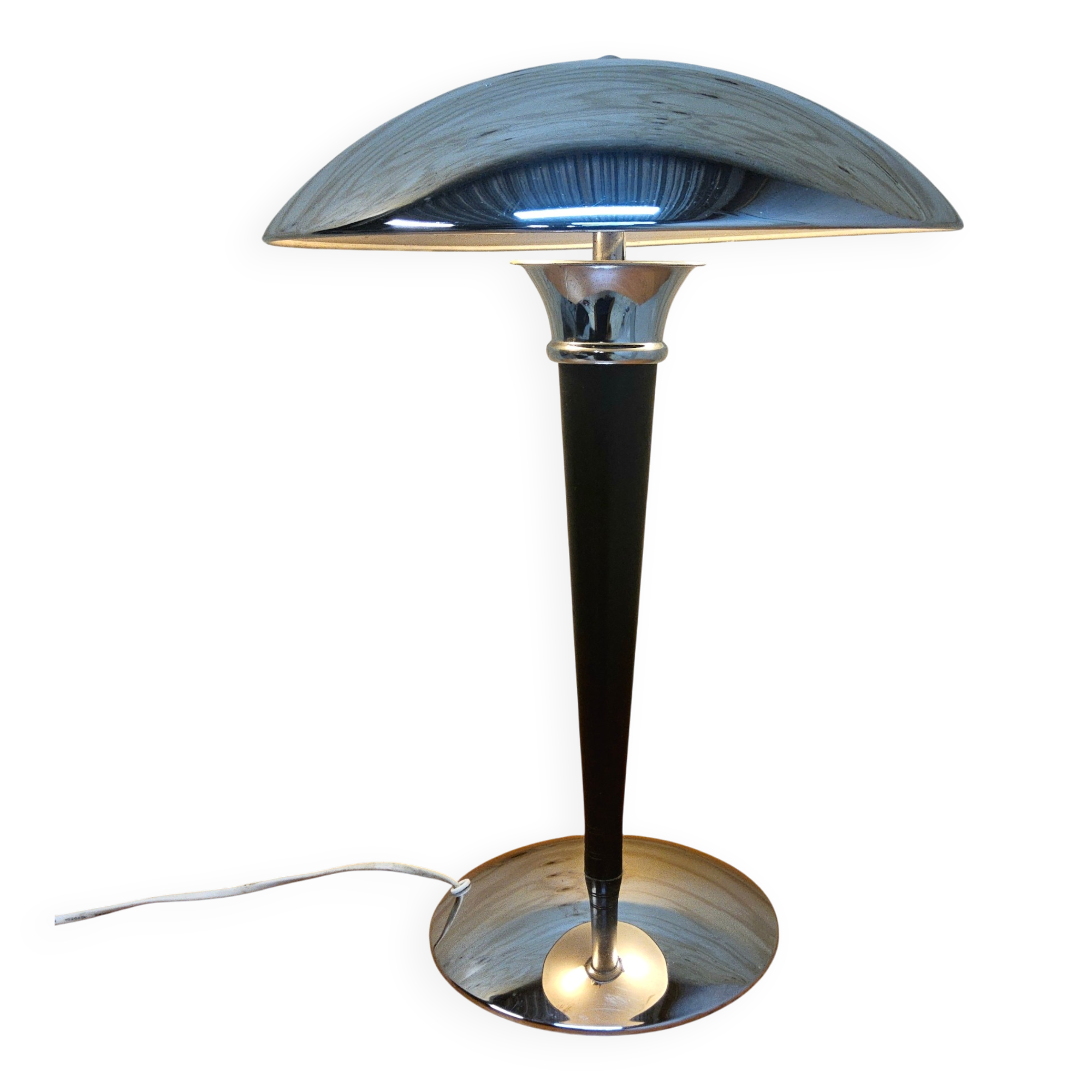 Vintage Ikea Mushroom Dakapo Bauhaus / Art Deco chrome lamp