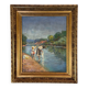 Édouard Cortes, (1882-1969), “Washerwomen”, oil on canvas